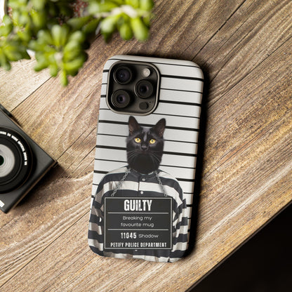 Guilty Mugshot - Custom Pet Tough Phone Cases