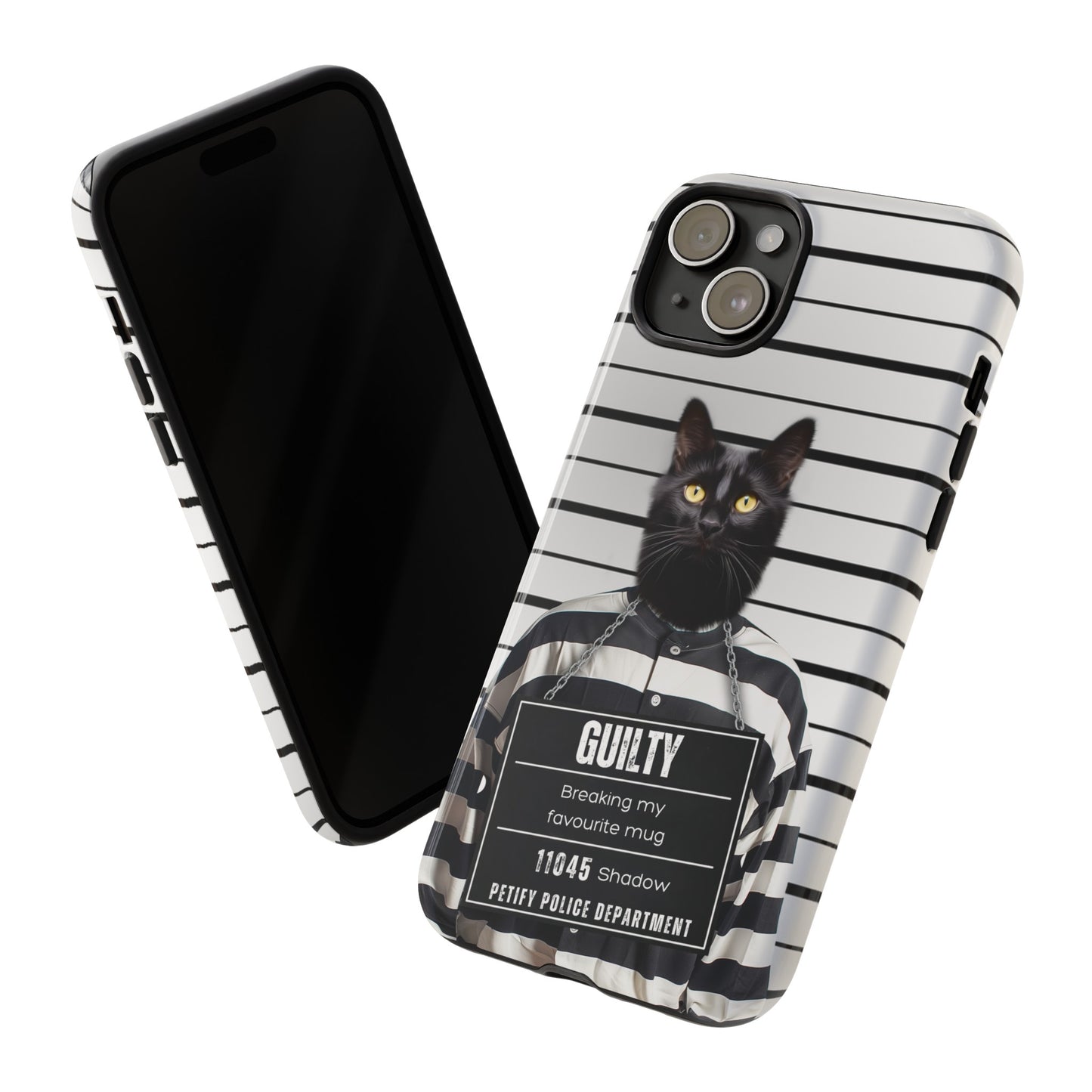 Guilty Mugshot - Custom Pet Tough Phone Cases