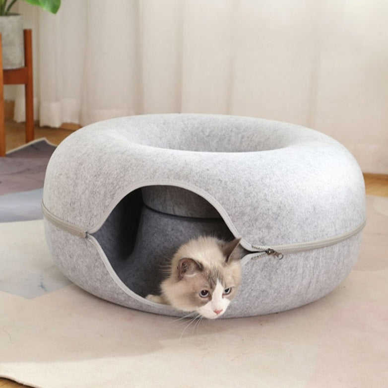 Donut CatCave - Keeps Your Cat Entertained