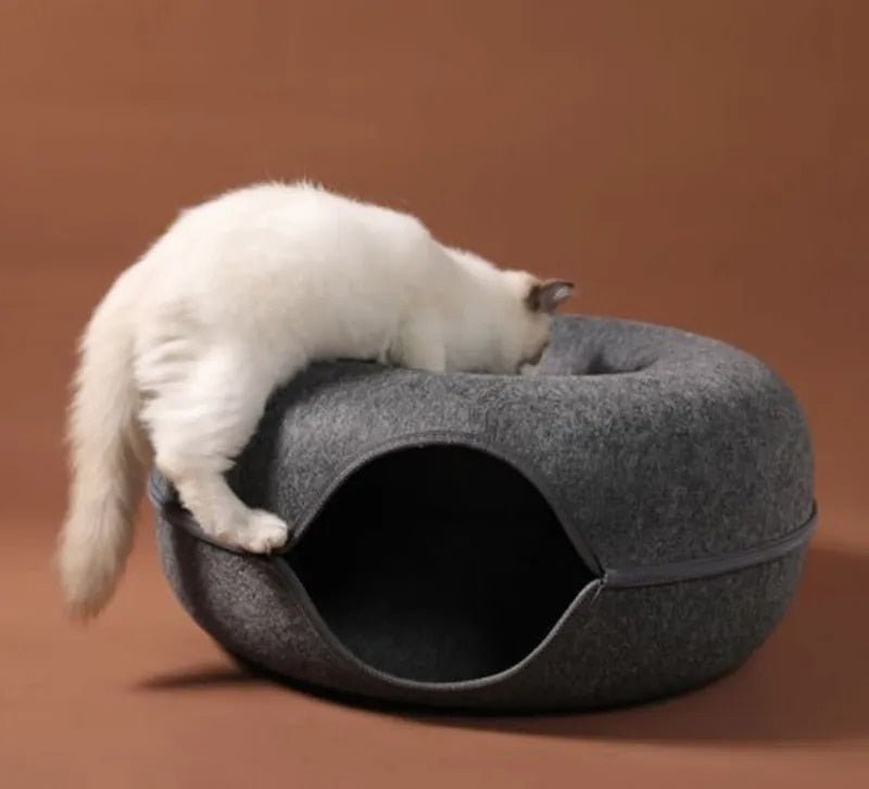 Donut CatCave - Keeps Your Cat Entertained