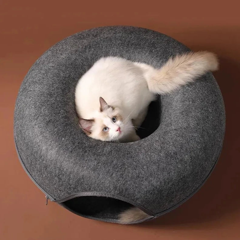 Donut CatCave - Keeps Your Cat Entertained