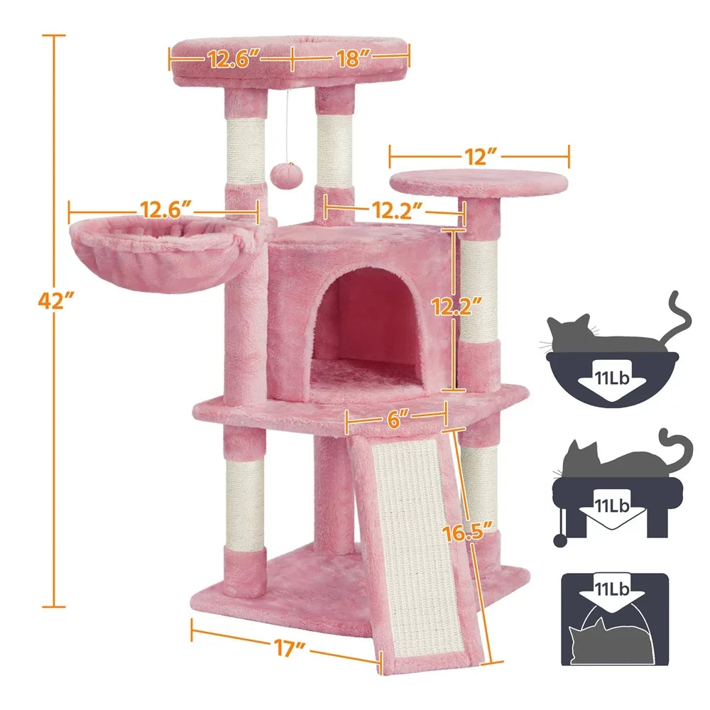 Pinkadelic Cat Tree