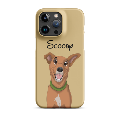 Custom Hand-Drawn Pet Cartoon Style Phone Cases